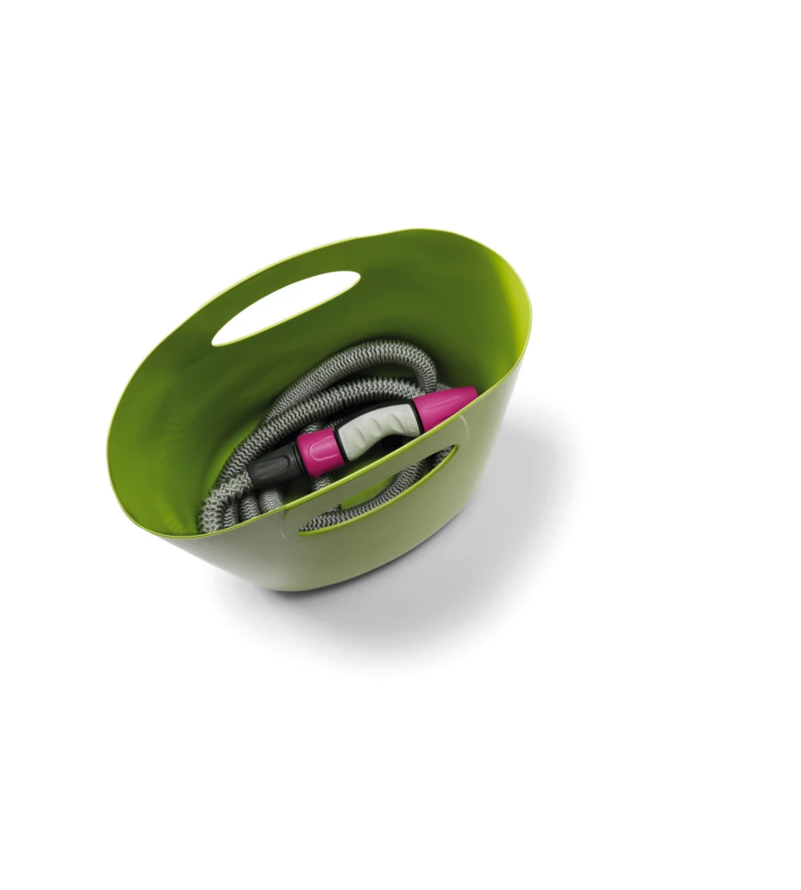 KIT TUBO AUTO ESTENSIBILE G.F. "AQUAPOP" VERDE 15 M